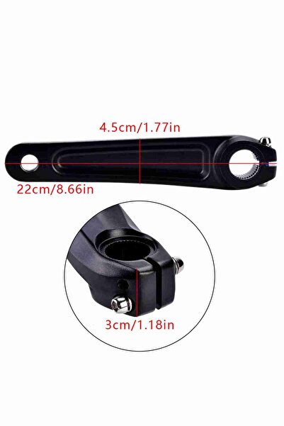 Choice black Bike Bicycle Left Crank Arm for 590 610 SLX XT XTR Crankset