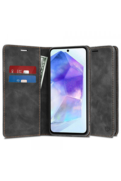 Samsung Husa pentru Galaxy A55 5G A556, Techsuit, Confy, Neagra