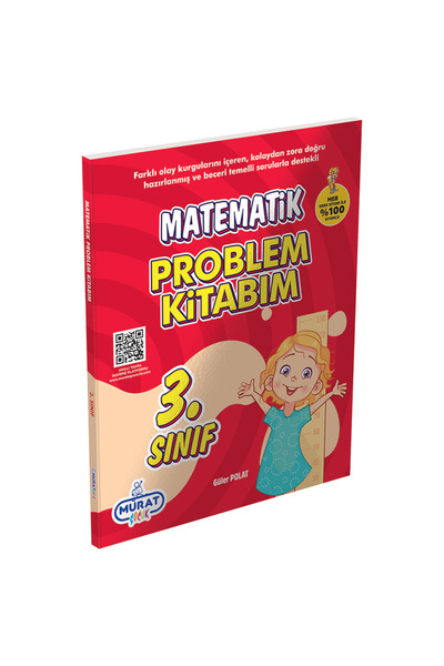 Murat Yayınları 3.Sınıf Matematik Problemler Kitabım