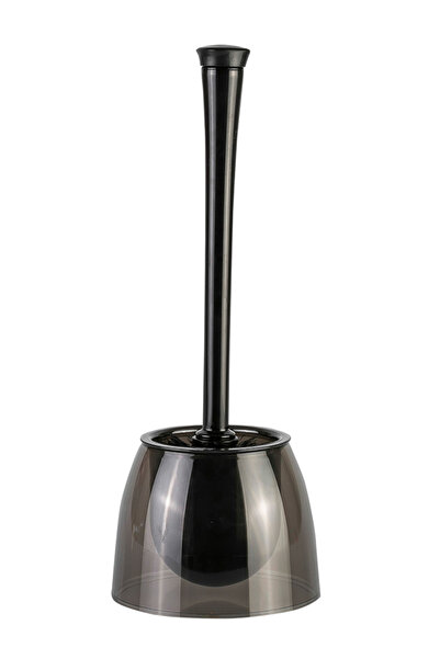 Prima Nova Neon Toilet Brush - Transparent Black Body & Opaque Black Handle