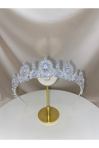 sitrini Zerya Bridal Crown Zircon Stone Crown Wedding Crown