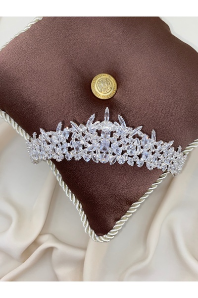 sitrini Nuvola Bridal Crown Zircon Stone Hair Accessory Wedding Crown