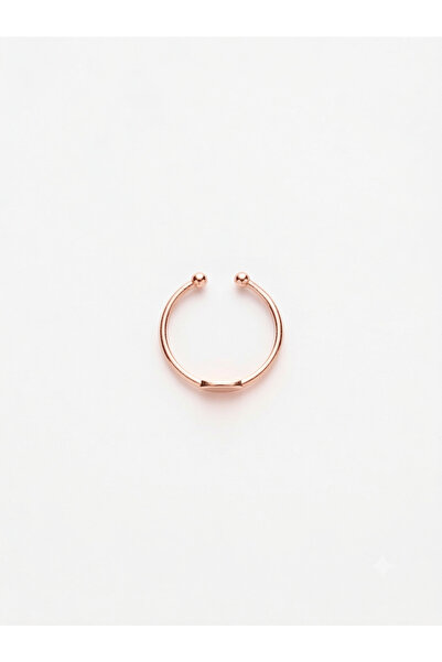 Lovera Jewellery 925 Ayar Gümüş Sertifikalı Taşsız Yüzük İnce Toplu Ayarlanab...