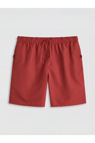 LC Waikiki Trendlucky Men's Knee Length Swim Shorts with Difference in Length