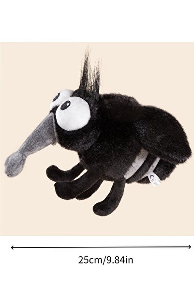 Choice1 black 13cm/25cm Summer Mosquito Plush Cute Stuffed Bug with Angry Fac...