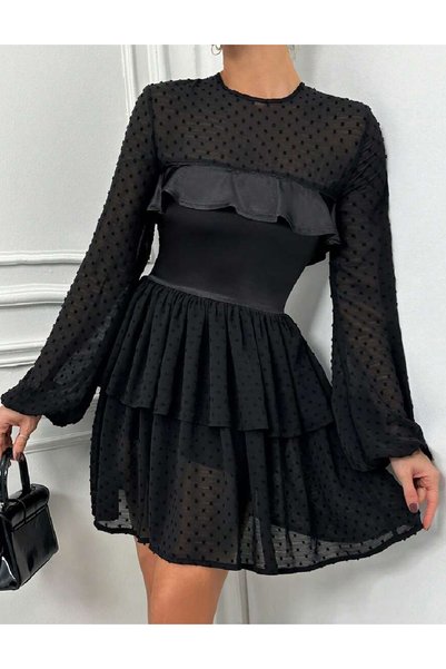 Evendi Rochie scurta, Negru