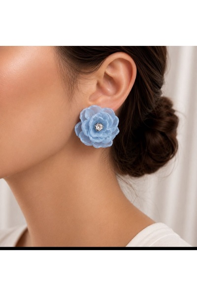 WOWMOM Clip-On Stone Flower Earrings – No Piercing Required Earrings for Kids...