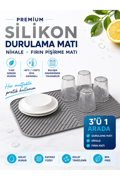 Silvora Trusted silicone rubber solutions Tezgah Üstü Bulaşık Kurutma, Durula...