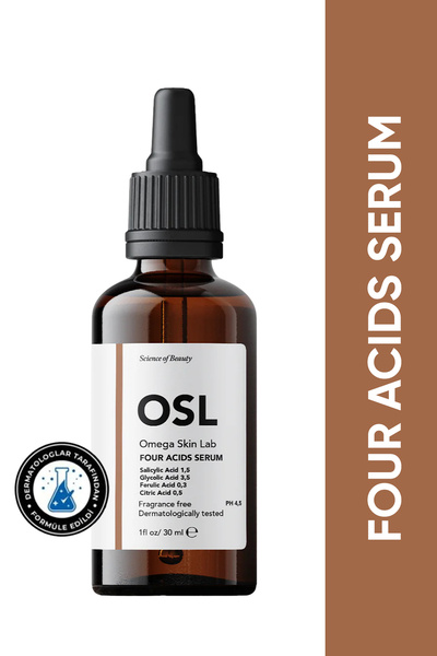 OSL Omega Skin Lab أوميغا سكين لاب سيروم الأحماض الأربعة 30 مل