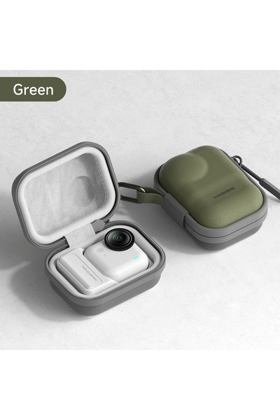 Choice1 Small Green Hagibis Carrying Case for Insta 360 GO Ultra Portable Sto...