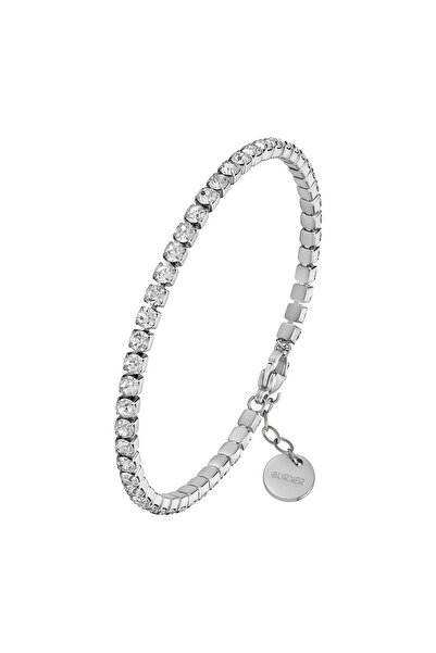 Burker Armband Damen Ava Silber mit Zirkonia-Kristallen