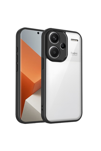 Choice3 جراب أسود من السيليكون مع وسادة هوائية لهاتف Redmi Note 13 Pro+ 5G، م...