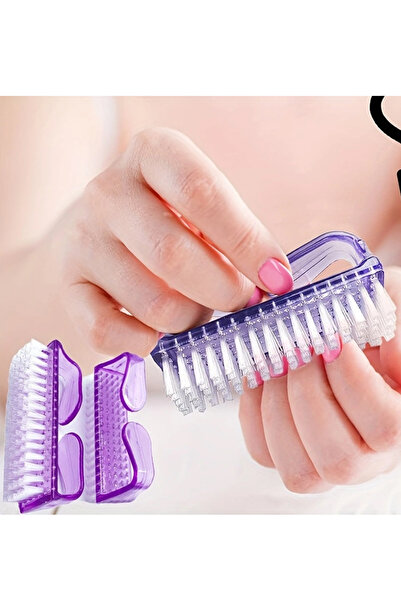Choice 1Pcs Plastic Nail Scrub Brush, Toenail Brush, Nail Brush, Toe Brush, N...