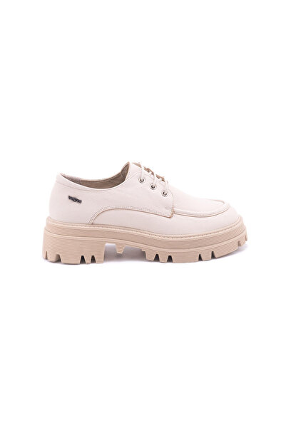 venüs ayakkabı Venus2353001K Women's Genuine Leather Shoes Beige