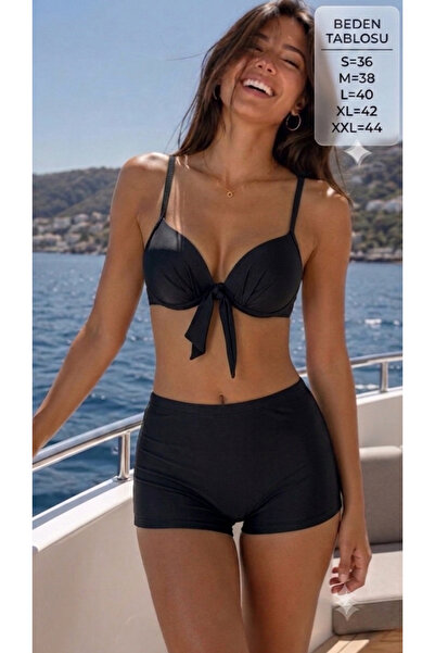 B-Intimo KADIN RAHAT LİKRALI HIZLI KURUYAN KUMAŞ ŞORTLU ŞIK BİKİNİ