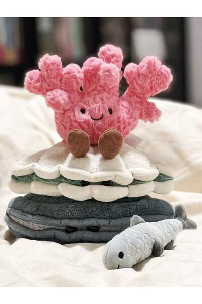 Choice 12cm 12CM Latest Simulation Fun Ocean coral doll Stuffed Plush Toy, ca...