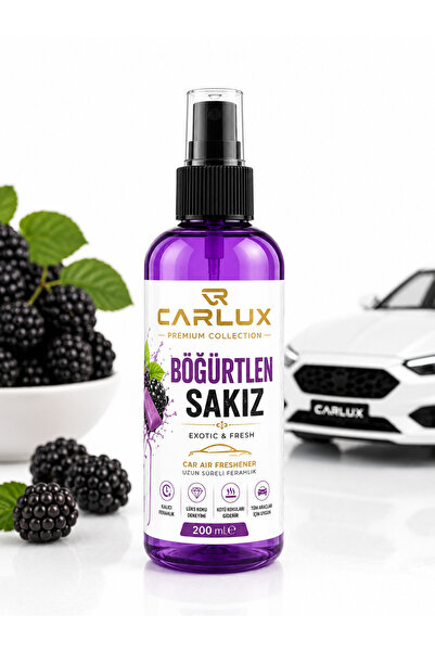 carlux Oto Parfüm Böğürtlen-Sakız Sprey Araç Kokusu 200 ml