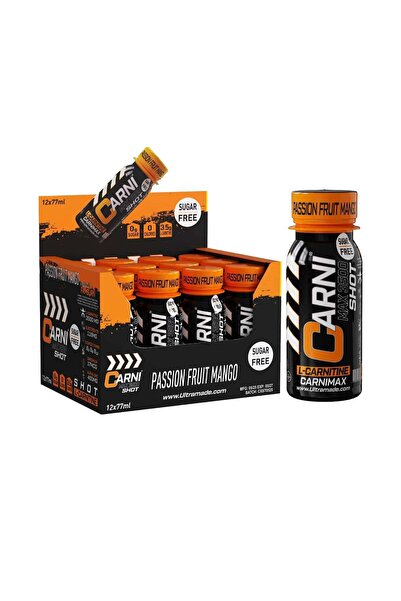 C5 Carni Shot L-Carnitine Sugar-Free Passion Fruit Mango Pack of 12