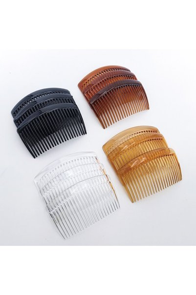 Choice 12 PCS 12PCS Plastic Hair Side Comb Simple 23 Teeth Hair Accessories S...