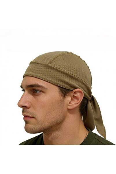 choice2 Dark Khaki Men Women Outdoor Sport Pirate Hat Quick Dry Cotton Headsc...