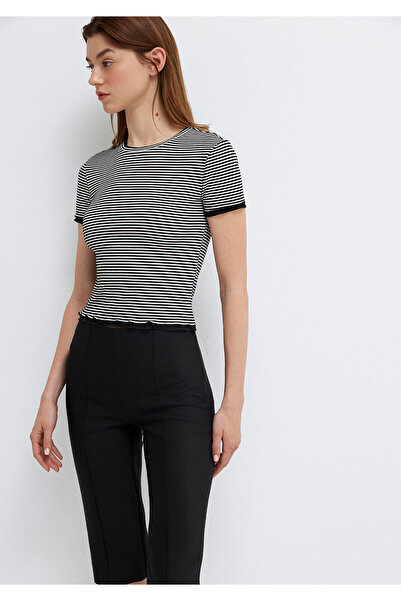 Mavi Ριγέ Μαύρο T-Shirt Standard 1614359-85454