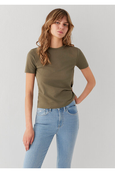 Mavi Green Basic T-Shirt Slim Fit / Narrow Fit 1614181-71546