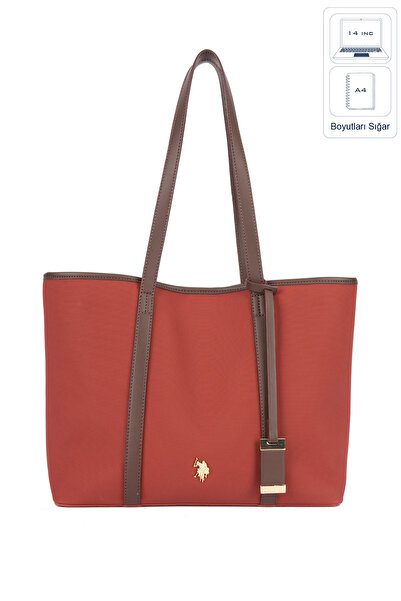U.S. Polo Assn. Brick-Brown Women's Shoulder Bag Us26650