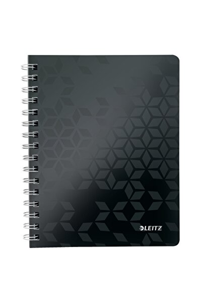 Leitz Caiet de birou WOW, PP, certificare FSC, reciclabil, A5, 80 coli, cu sp...