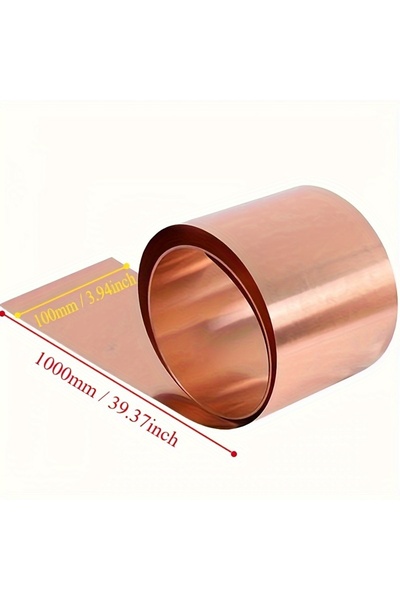 Choice Yellow 1PC Copper Plate Roll 0.2mm Thick Metal Pure Copper Plate, Copp...