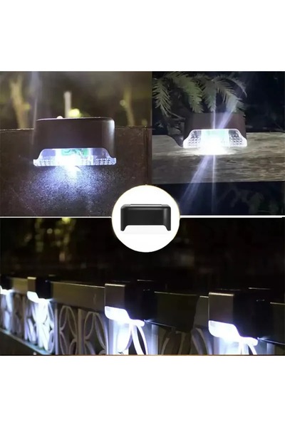 Choice 8 قطع أسود وأبيض، 1-20 قطعة مصابيح LED بيضاء دافئة تعمل بالطاقة الشمسي...