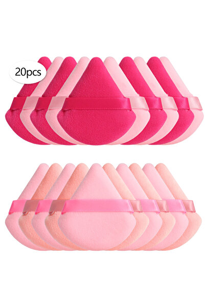 Choice5 20Pcs Triangular Powder Puff 20-40Pcs Is Used to Apply Loose Powder a...