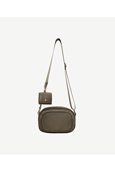 Yargıcı Zippered Fabric Small Crossbody Bag