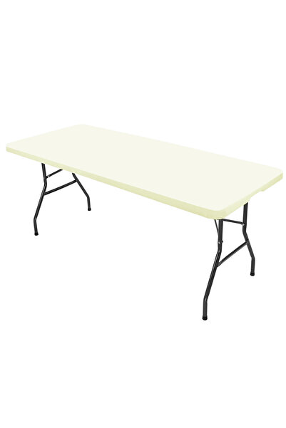 Choice مفرش طاولة مستطيل مطاطي مرن مقاس 30×48 بوصة (76×122 سم) عاجي، قطعة واح...