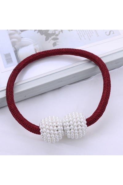 Choice 2PCS Red 1/2PCS Pearl Magnetic Curtain Clip Curtain Holders Tie Back B...