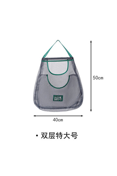 Choice king-size double bag Reusable Storage Bags Kitchen Hanging Mesh Bag Ho...
