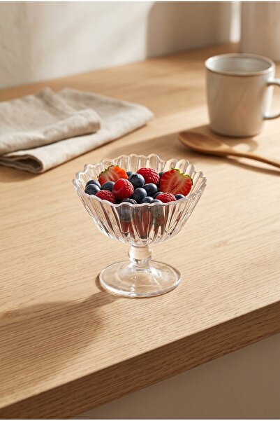 Paşabahçe Alev Ayaklı Kase 14 Cm.