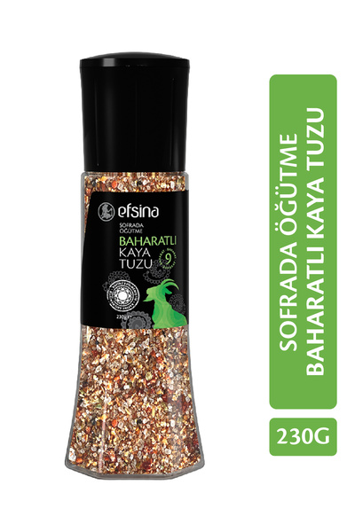 Efsina 230 gr Sofrada Öğütme Baharatlı Kaya Tuzu