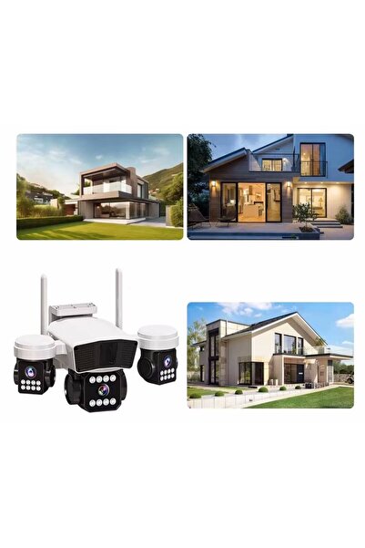 O-KAM Okam 3036 Pro, 9mp, Wifi, 3 Lens, Akıllı Kamera, Yapay Zeka, İnsan Algılama, Uzak İzleme,