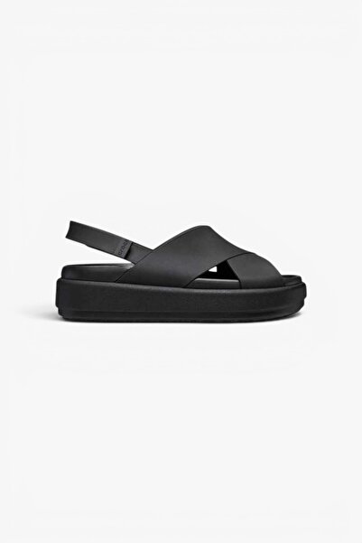 Crocs Brooklyn Luxe Cross Strap Kadın Siyah Terlik - 209407