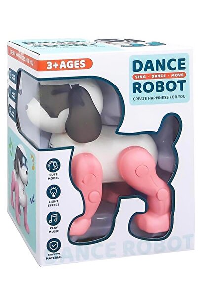 Genel Markalar Ctoy Işıklı Sesli Dans Eden Robot Köpek Pembe 1112