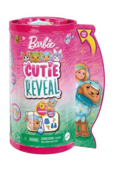 Barbie Chelsea Cutie Reveal Teddy Bear HRK30
