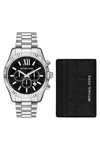 Michael Kors MK1091SET Erkek Kol Saati ve Kartlık Seti