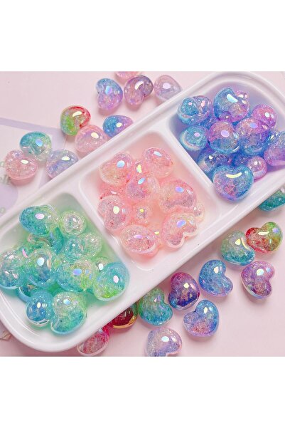 Choice3 10pcs Random love Multi-style Crack Star Love Bow Square with Holes U...