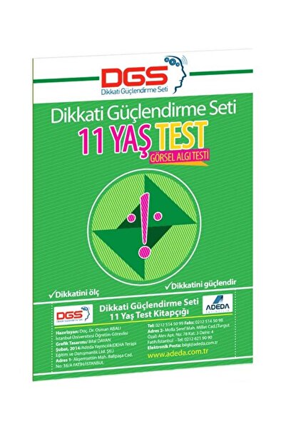 Adeda Yayınları Attention Boost Set 11 Years Old Test