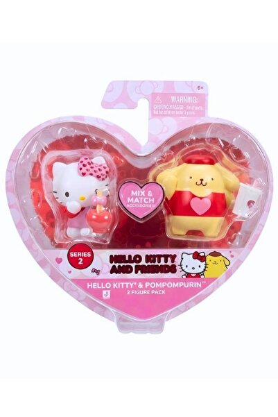 GIOCHI PREZIOSI Hello Kitty Ve Arkadaşları Hello Kitty İle Pompompurin 2 li F...