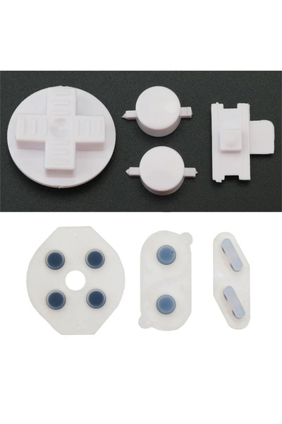 Choice white button 1set Conductive D-pad Buttons for GameBoy Classic for GB ...