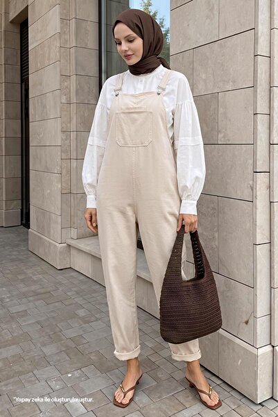 InStyle Lindy Strap Salopet - Μπεζ
