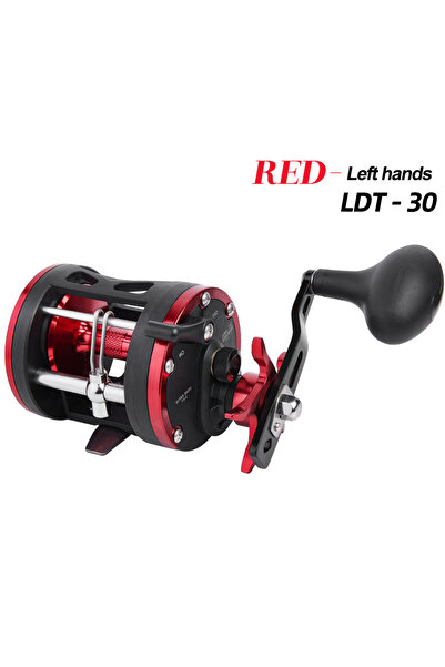 Choice7 بكرة صيد بيلينغز 30Red-Left Trolling Drum 3+1bb لصيد الأسماك في الميا...