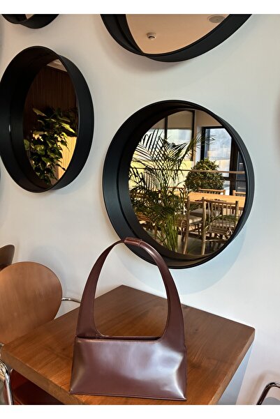 nowglamup Bitter Brown Leather Bag