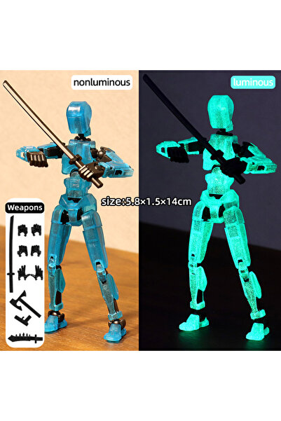 Choice 6 Multi-Jointed Movable Shapeshift Robot 3D Printed Mannequin Dummy 13...
